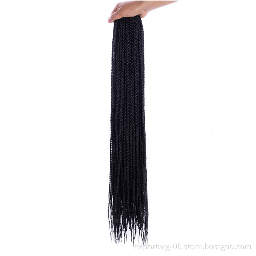 Best Selling High Temperature Fiber Jumbo Braids Wholesale Crochet Braid Hair Solid Color Two Tone Synthetic Braiding Hair